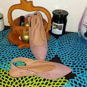 Dusty rose Nwot George sling back ballerina flats size 7